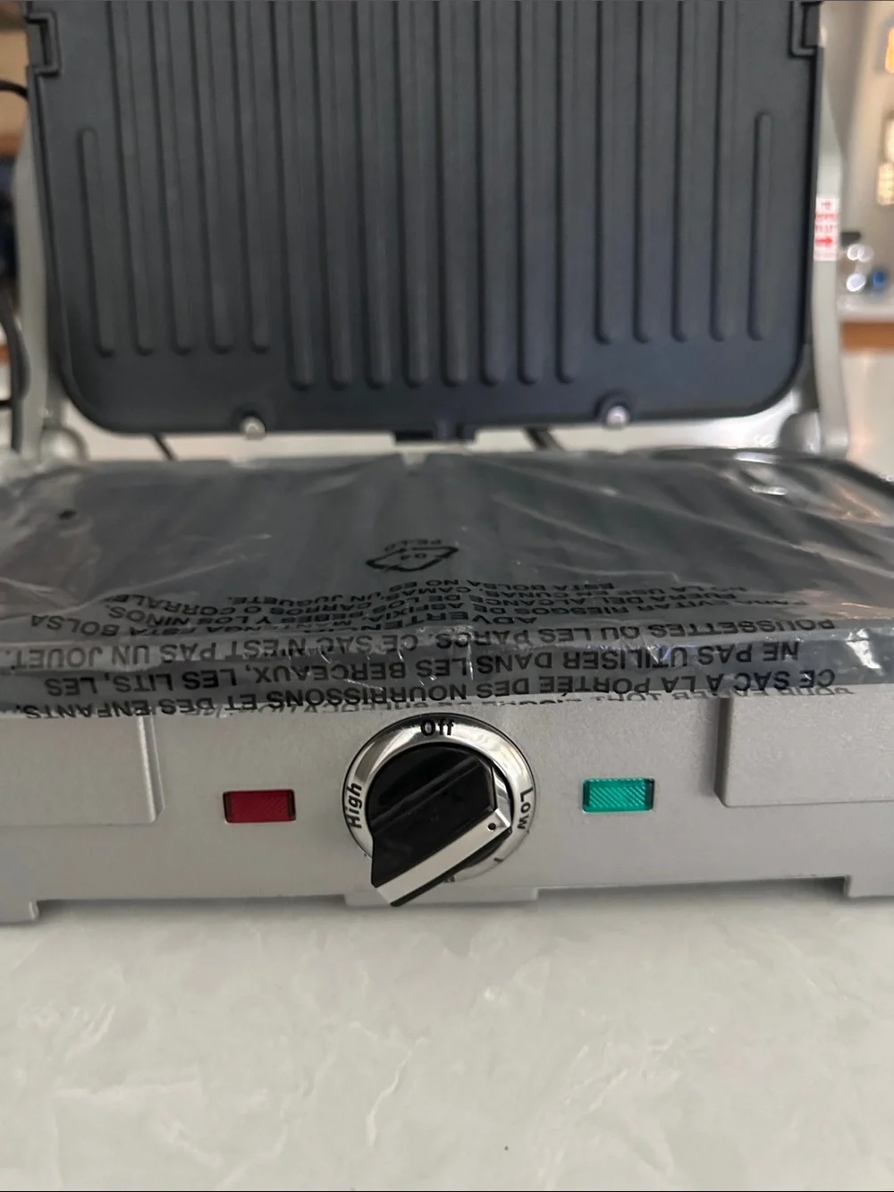 Cuisinart Griddler Compact GR-35 Grill, Panini Press & Griddle, Nonstick Plates - Picture 3 of 11